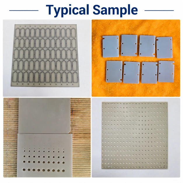 Aluminum Nitride Power Module Laser Machine Sample